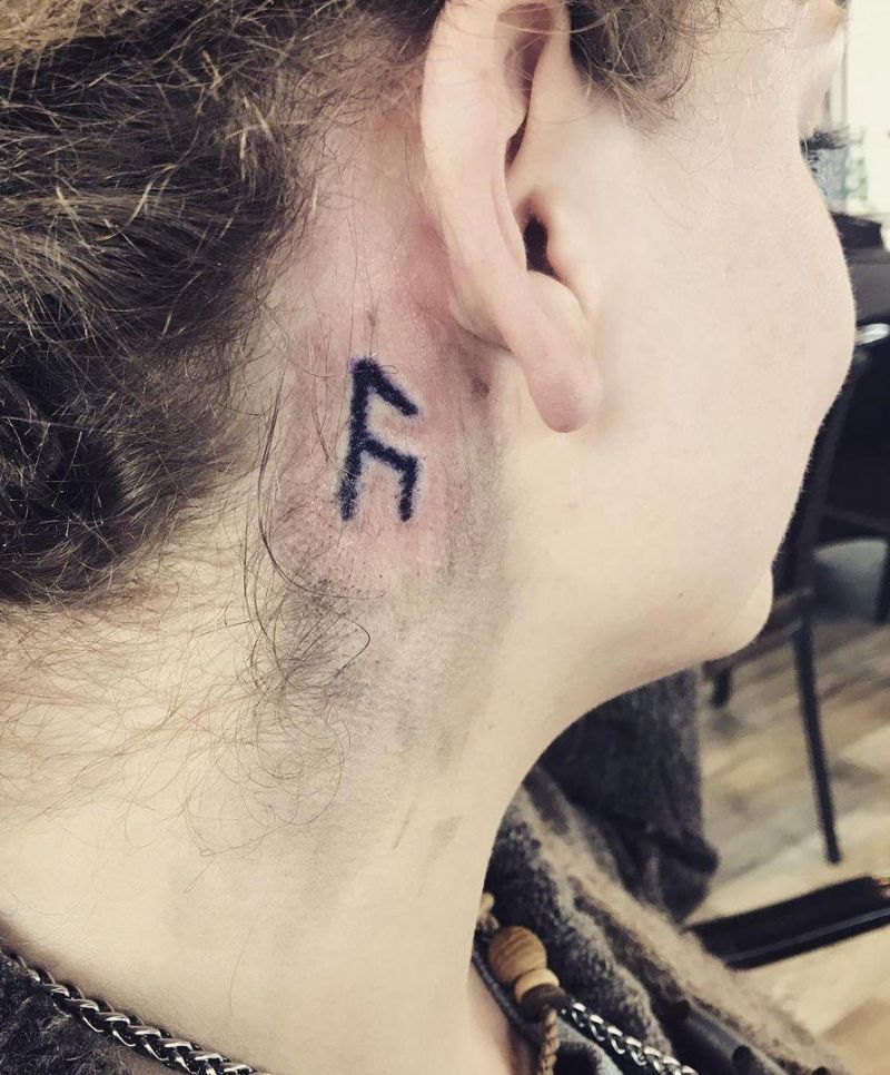 30 Mysterious Rune Tattoos Improve Your Temperament