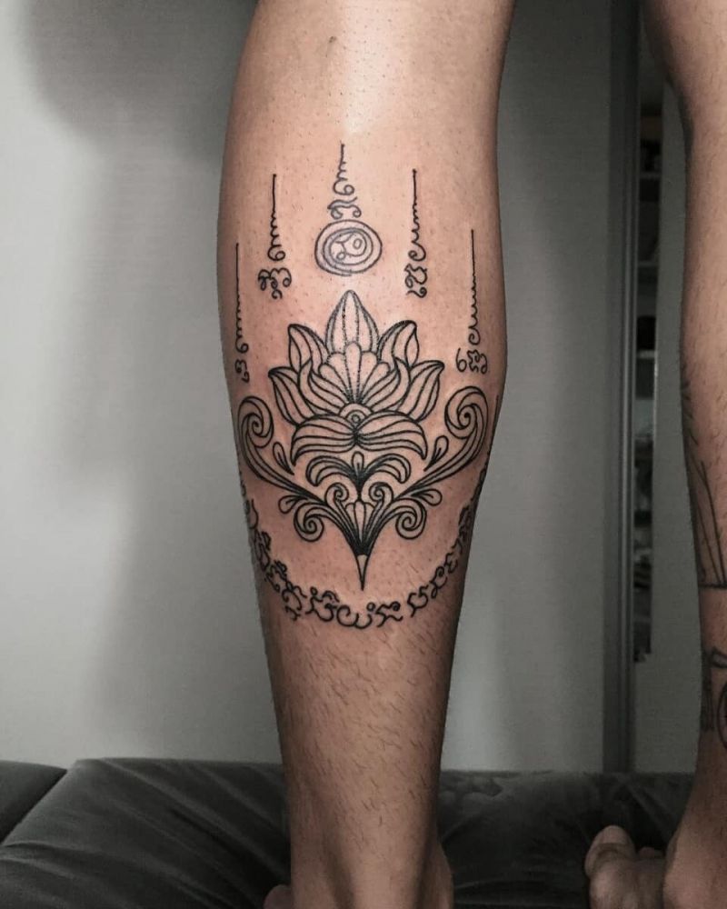 30 Pretty Thai Tattoos You Must Love