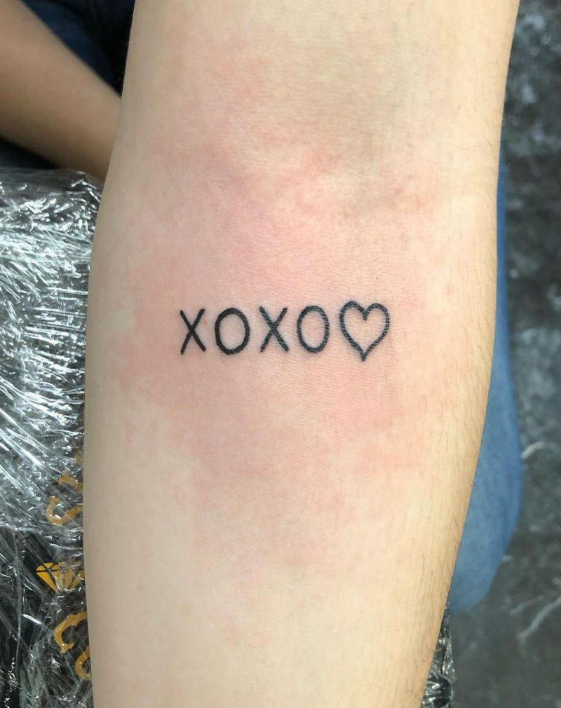 30 Pretty XO Tattoos You Can Copy