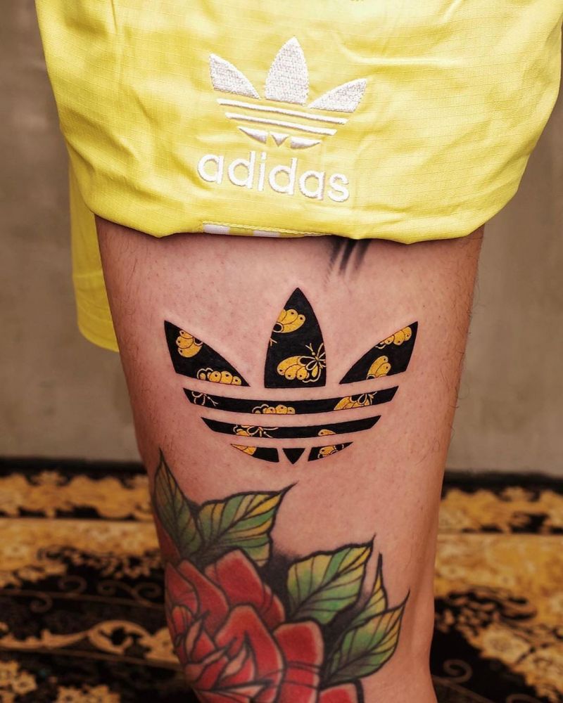 30 Pretty Adidas Tattoos You Will Love