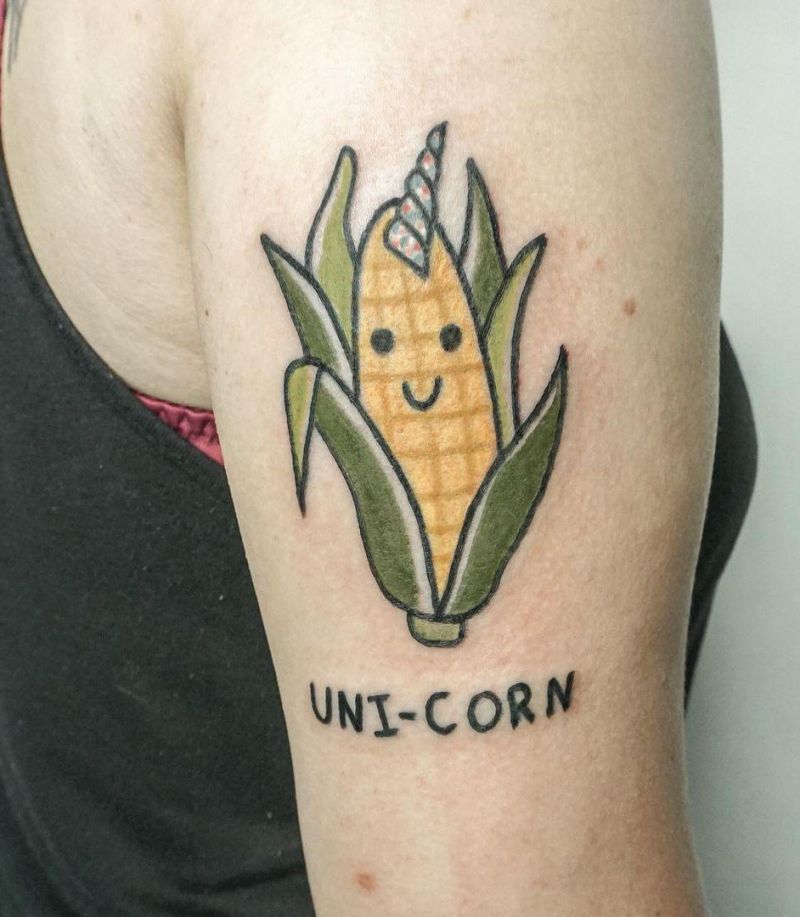 30 Pretty Corn Tattoos You Can Copy