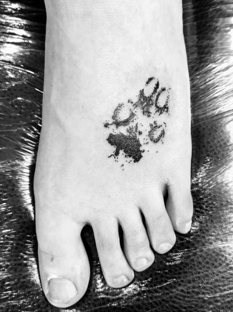 30 Cute Dog Paw Tattoos You Will Love