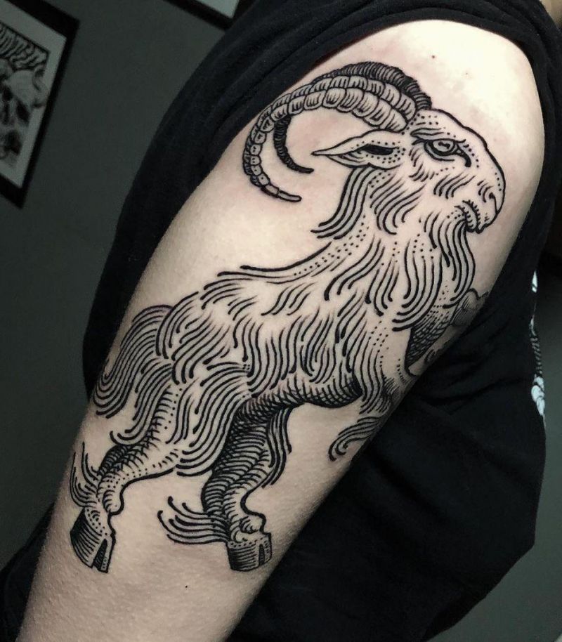 30 Pretty Goat Tattoos to Inspire You