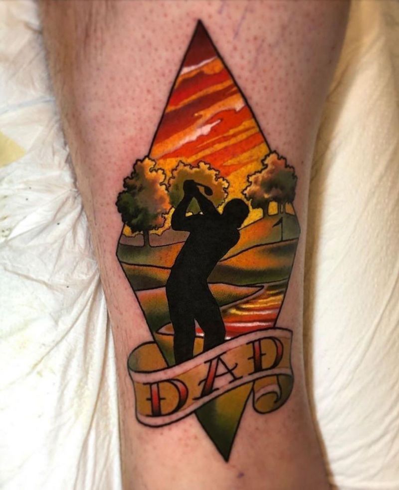 30 Golf Tattoos Remind You to Enjoy Life