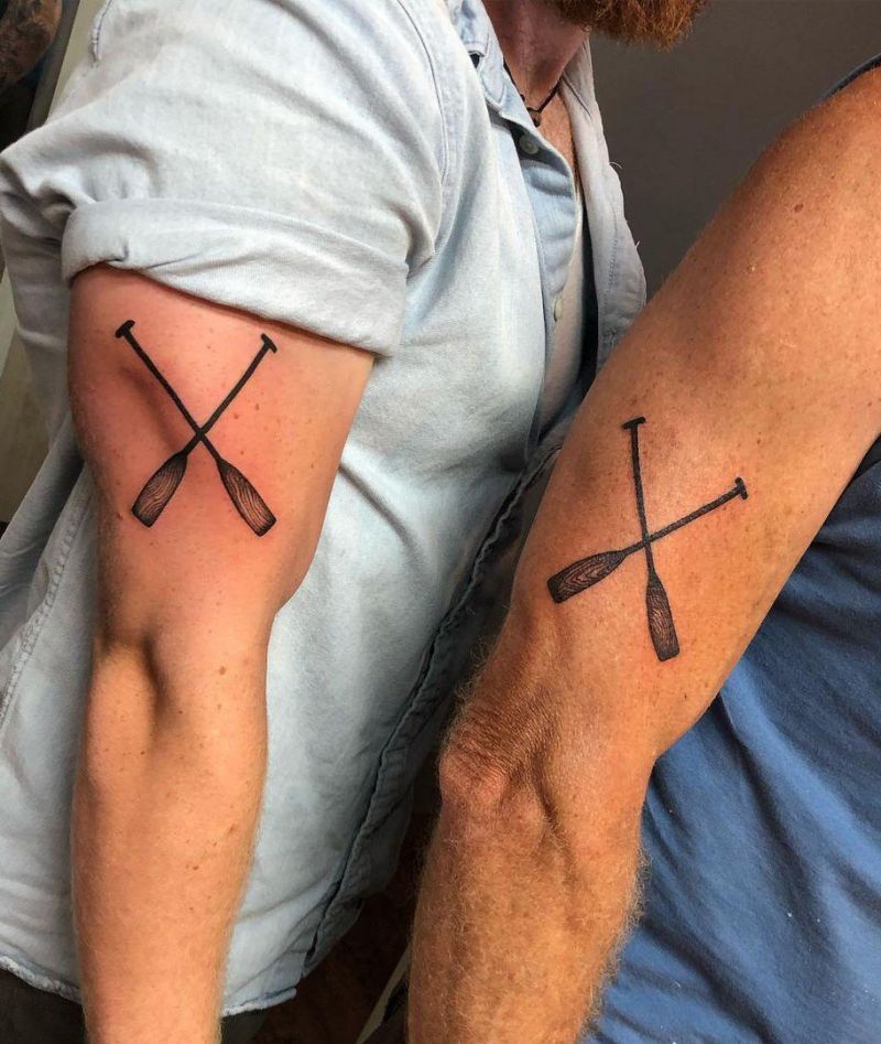 30 Pretty Paddle Tattoos Make You Attractive