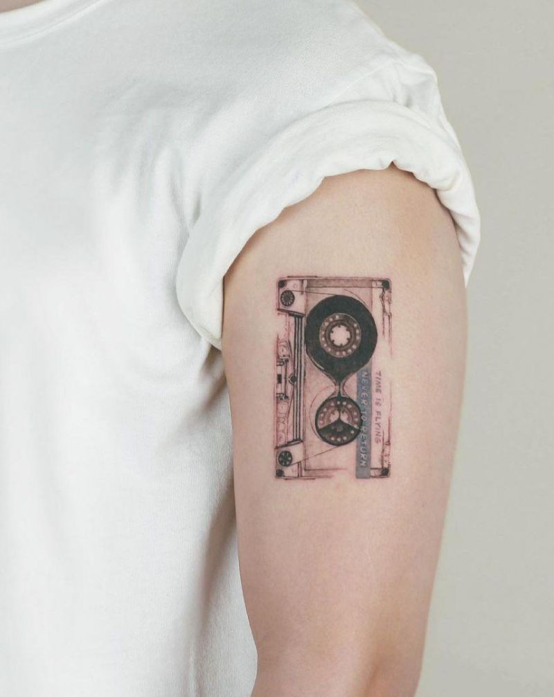 30 Pretty Tape Tattoos You Will Love