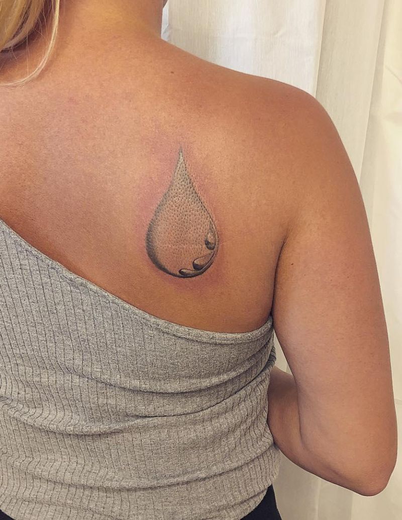 30 Creative Water Drop Tattoos You Must Try