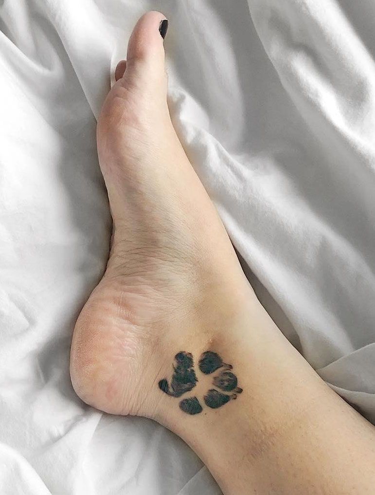 30 Cute Dog Paw Tattoos You Will Love