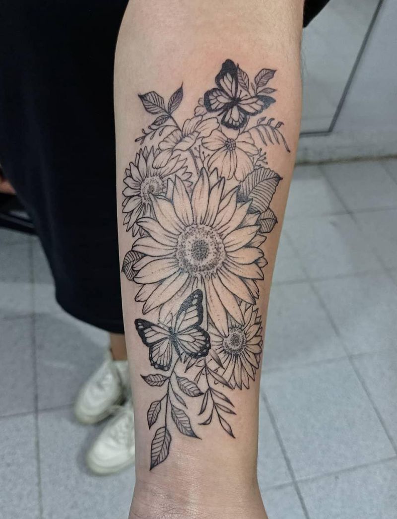 30 Pretty Garden Tattoos You Must Love