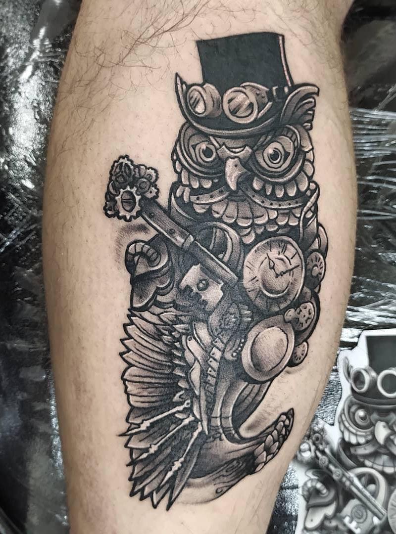 30 Amazing Steampunk Tattoos You Must Try