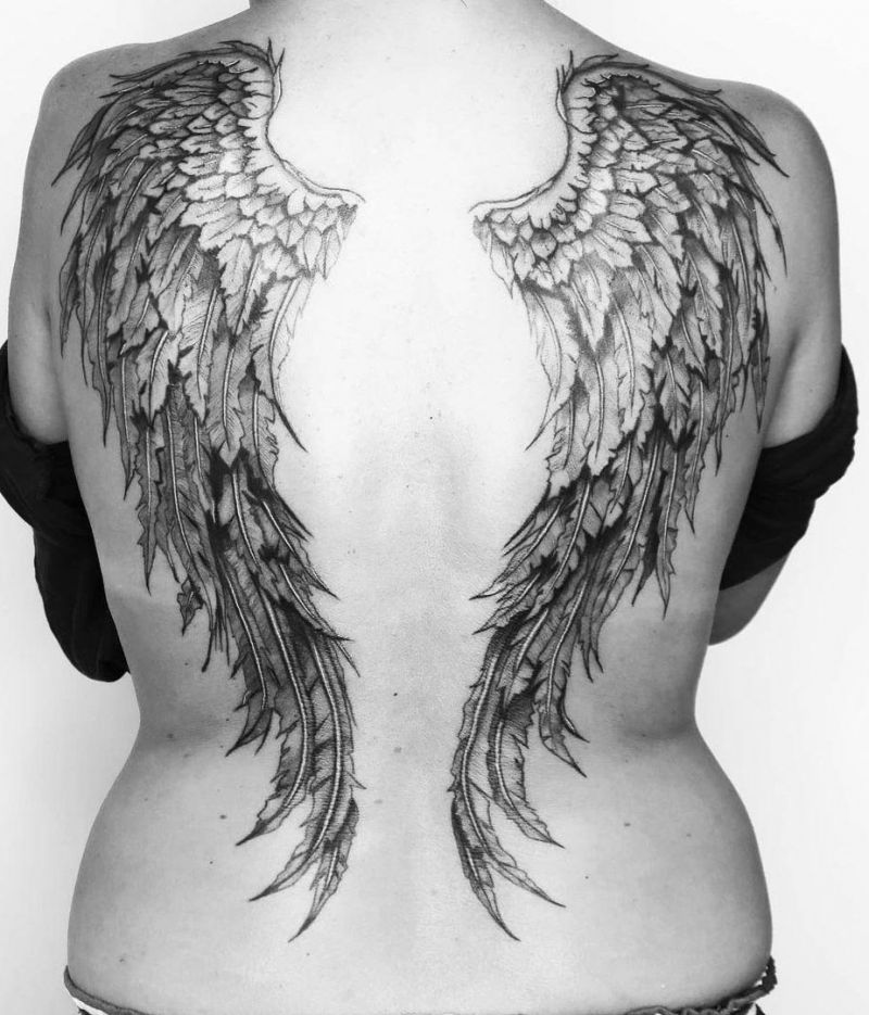 30 Angel Wings Tattoos You Must Try