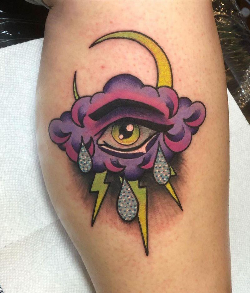 30 Pretty Crying Eye Tattoos Give You Inspiration