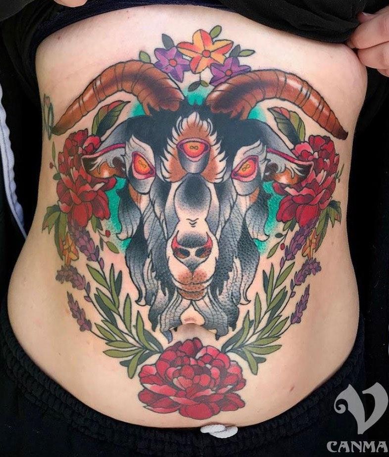 30 Pretty Goat Tattoos to Inspire You