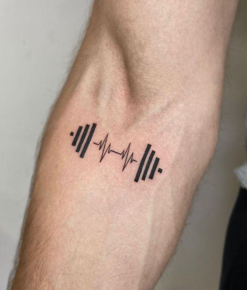 30 Powerful Barbell Tattoos You Should Not Miss Style VP Page 29