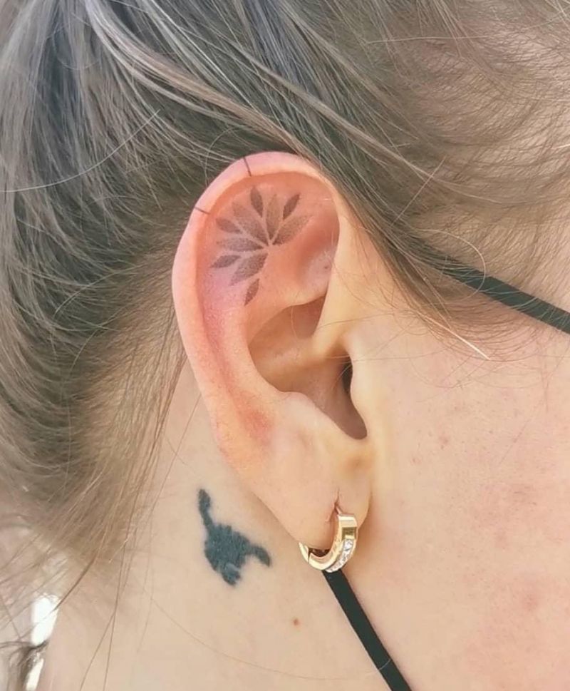 30 Elegant Ear Tattoo Designs to Get Inspired