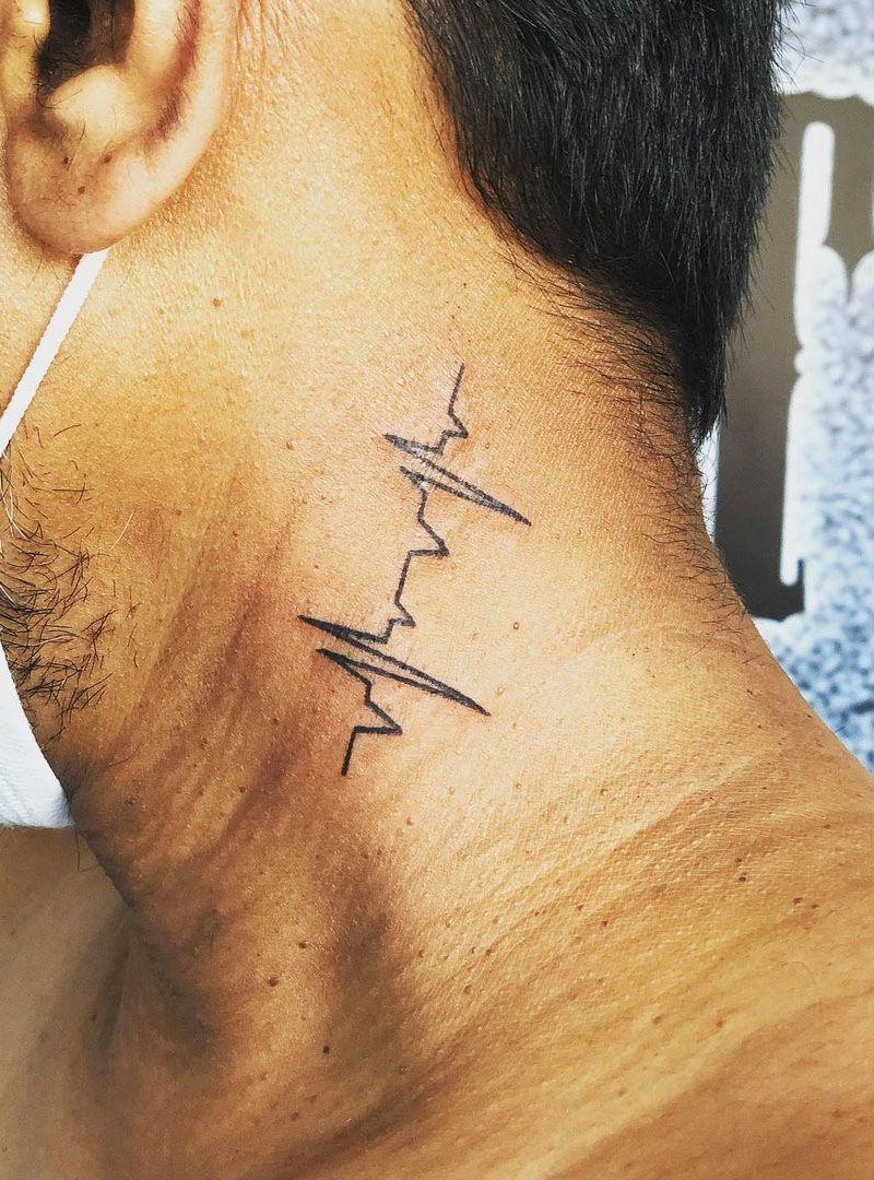 30 Pretty Heartbeat Tattoos to Inspire You