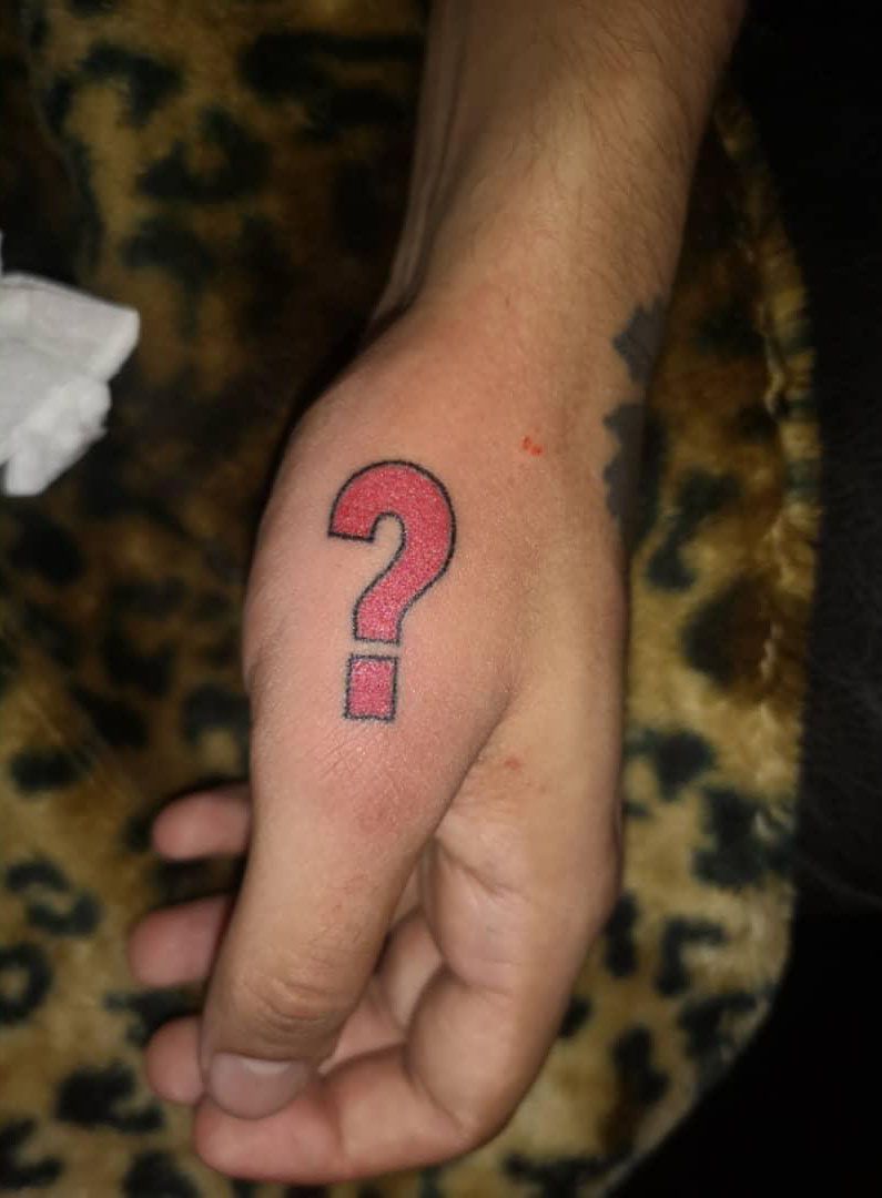 30 Pretty Question Mark Tattoos You Can Copy