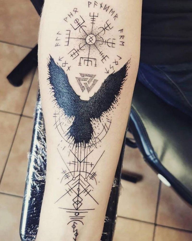 30 Mysterious Rune Tattoos Improve Your Temperament