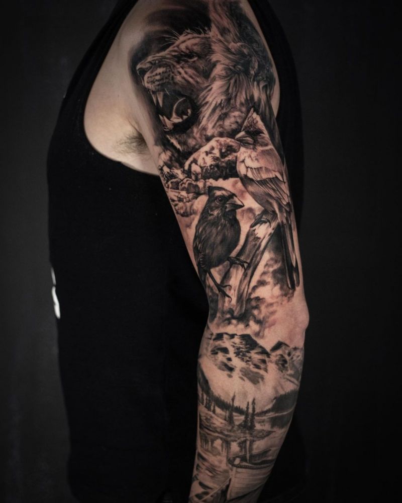 30 Elegant Sleeve Tattoos Make You Charming