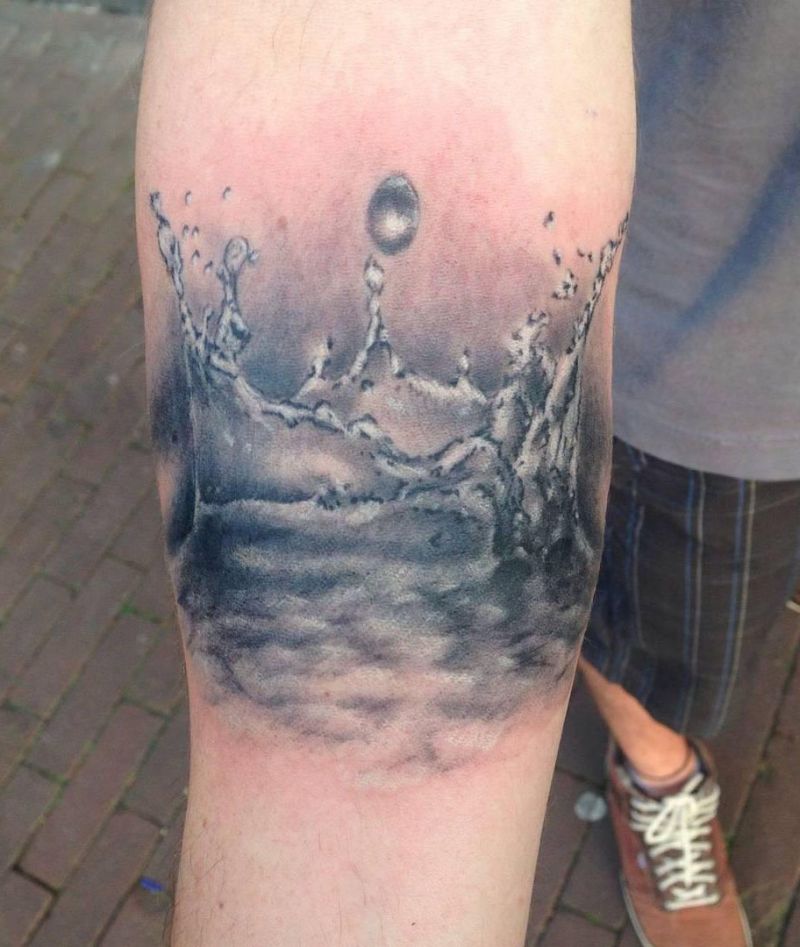 30 Creative Water Drop Tattoos You Must Try