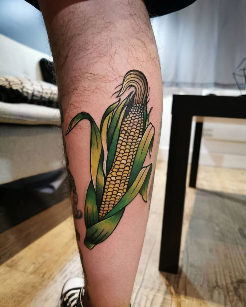 30 Pretty Corn Tattoos You Can Copy