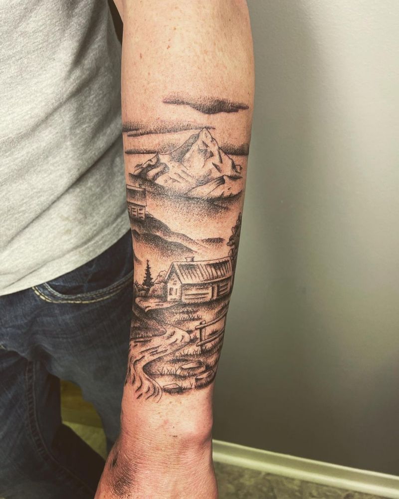 30 Great Farm Tattoos You Can Copy Style VP Page 3
