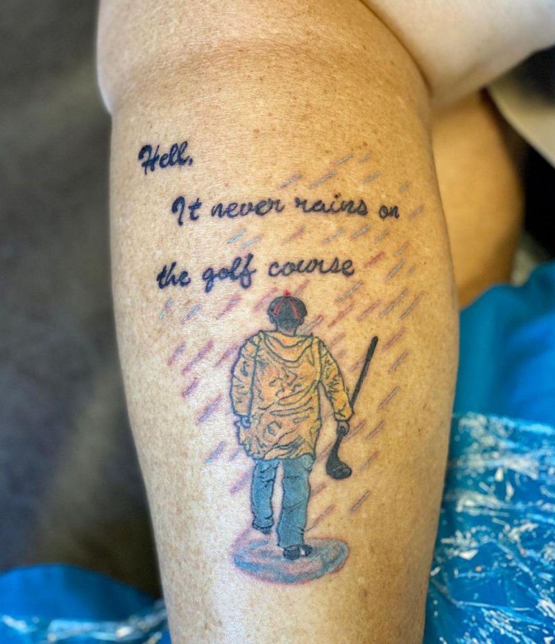 30 Golf Tattoos Remind You to Enjoy Life