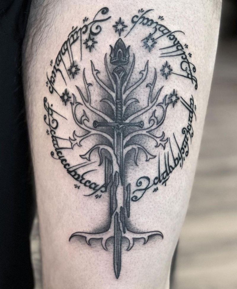 30 Great Shards of Narsil Tattoos Make You Attractive