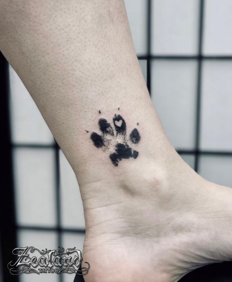 30 Cute Cat Paw Tattoos You Must Love