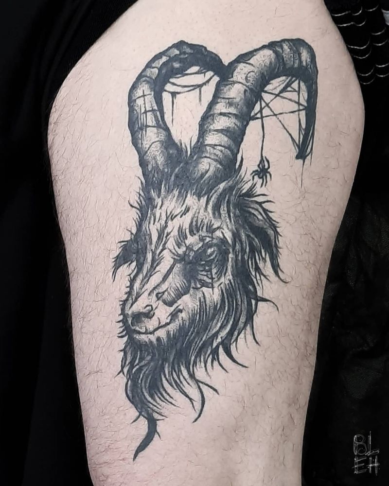 30 Pretty Goat Tattoos to Inspire You