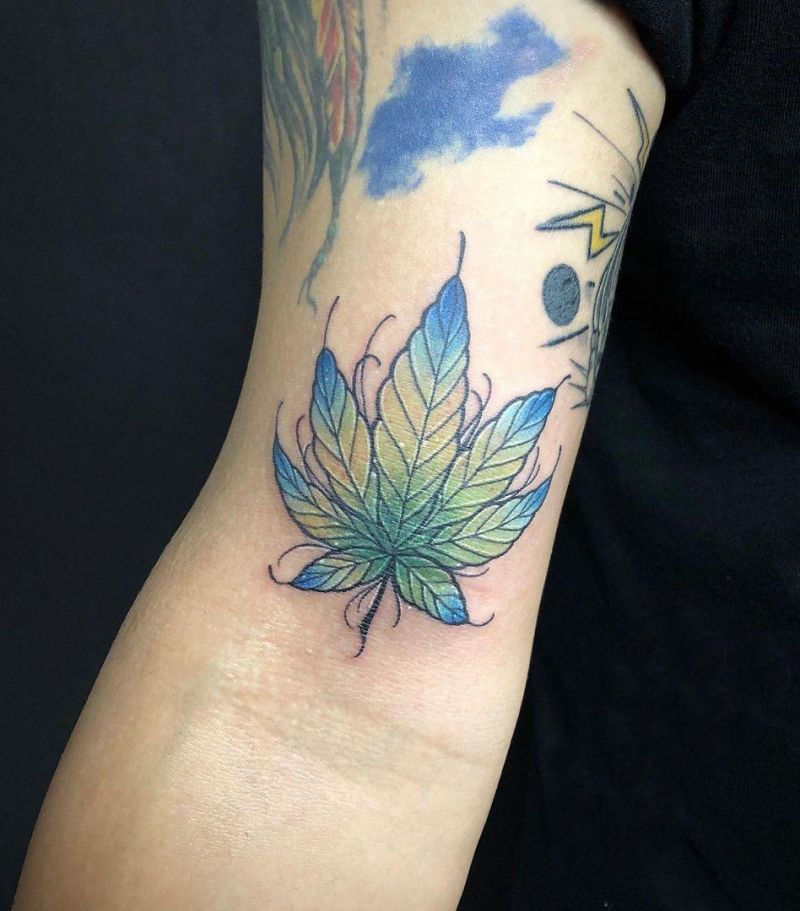 30 Pretty Hemp Tattoos You Must Love