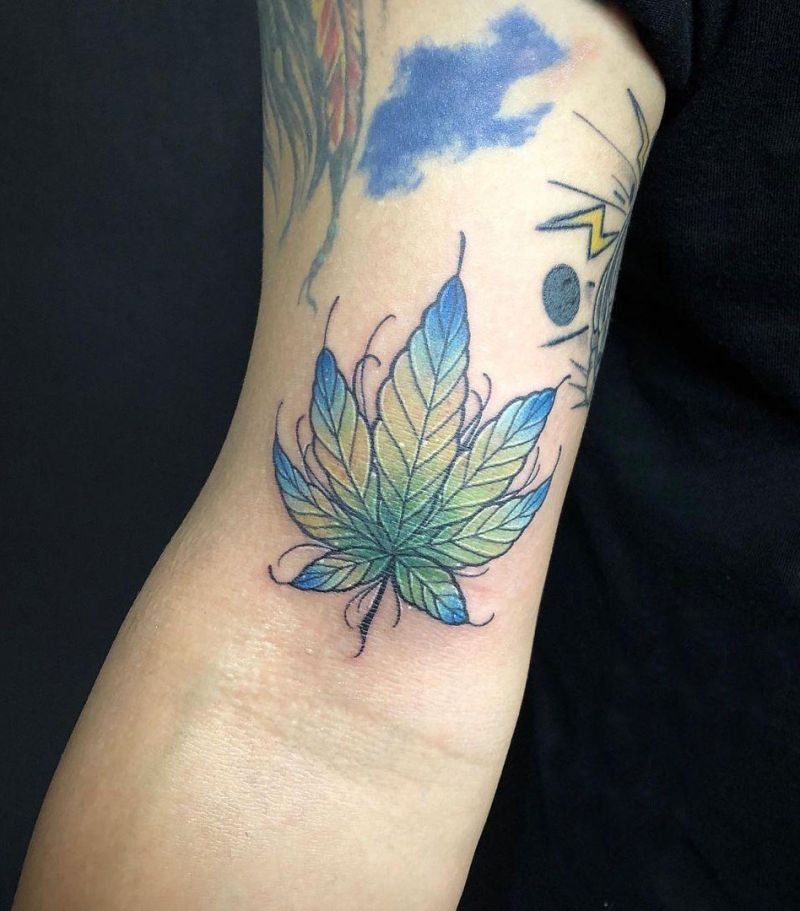 30 Pretty Hemp Tattoos You Must Love