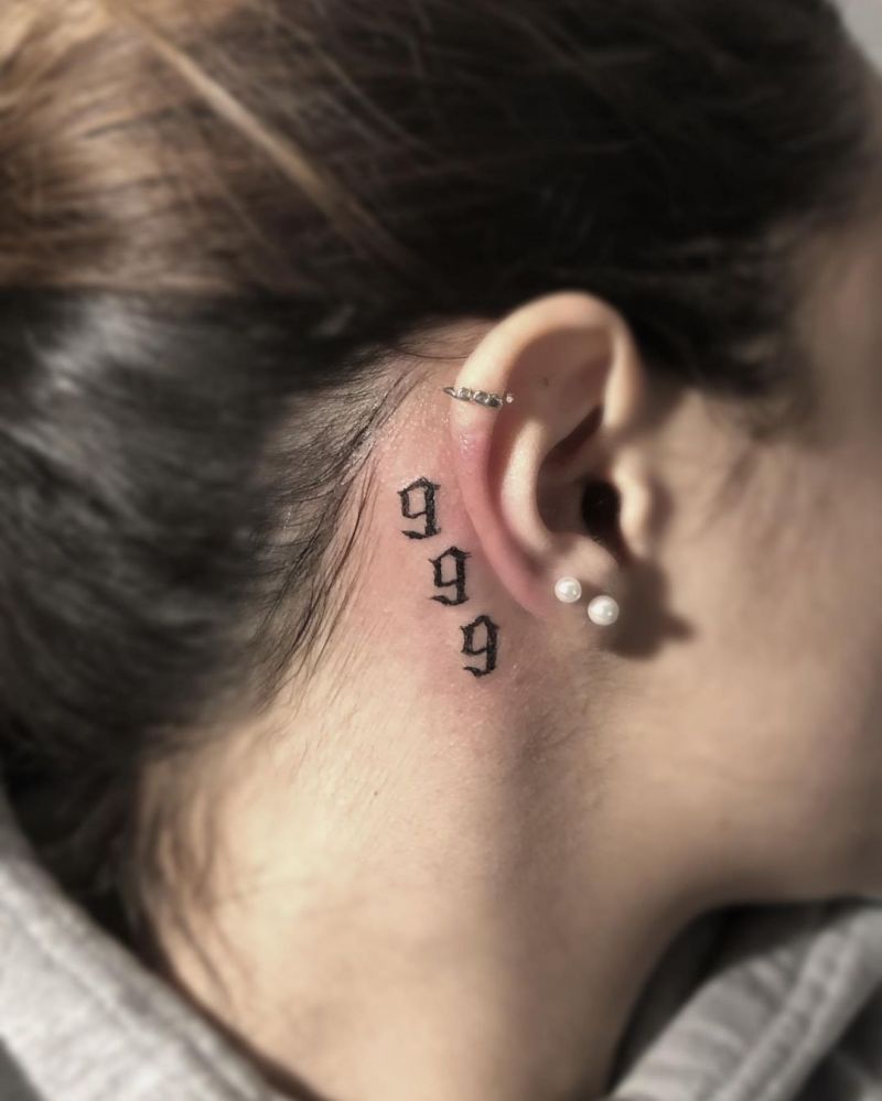 29 Pretty 999 Tattoos to Inspire You