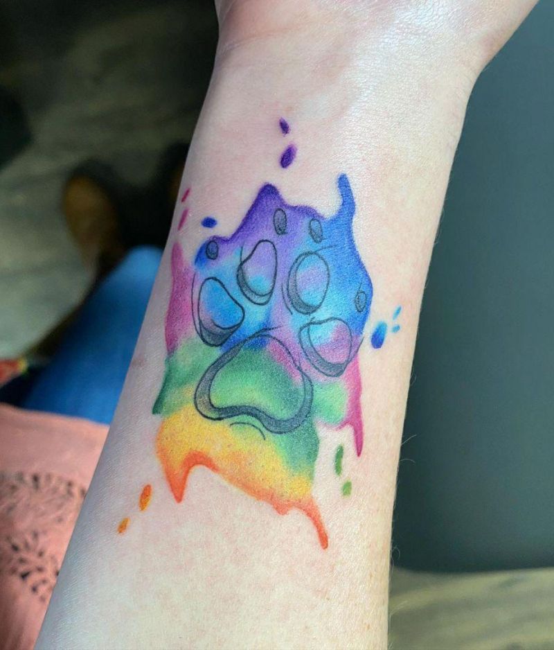 30 Cute Dog Paw Tattoos You Will Love