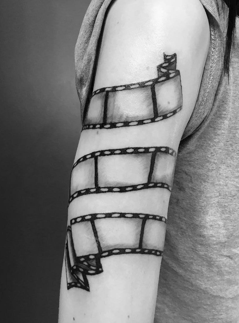 27 Pretty Film Strip Tattoos You Must Love