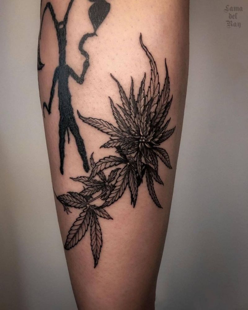 30 Pretty Hemp Tattoos You Must Love