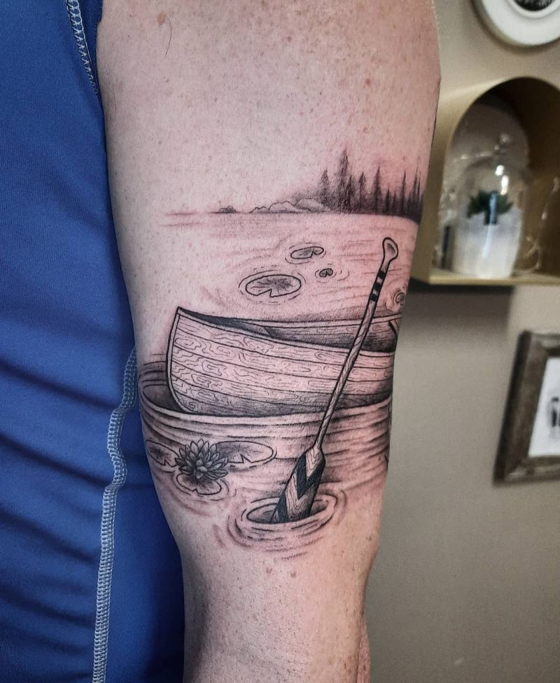30 Pretty Paddle Tattoos Make You Attractive