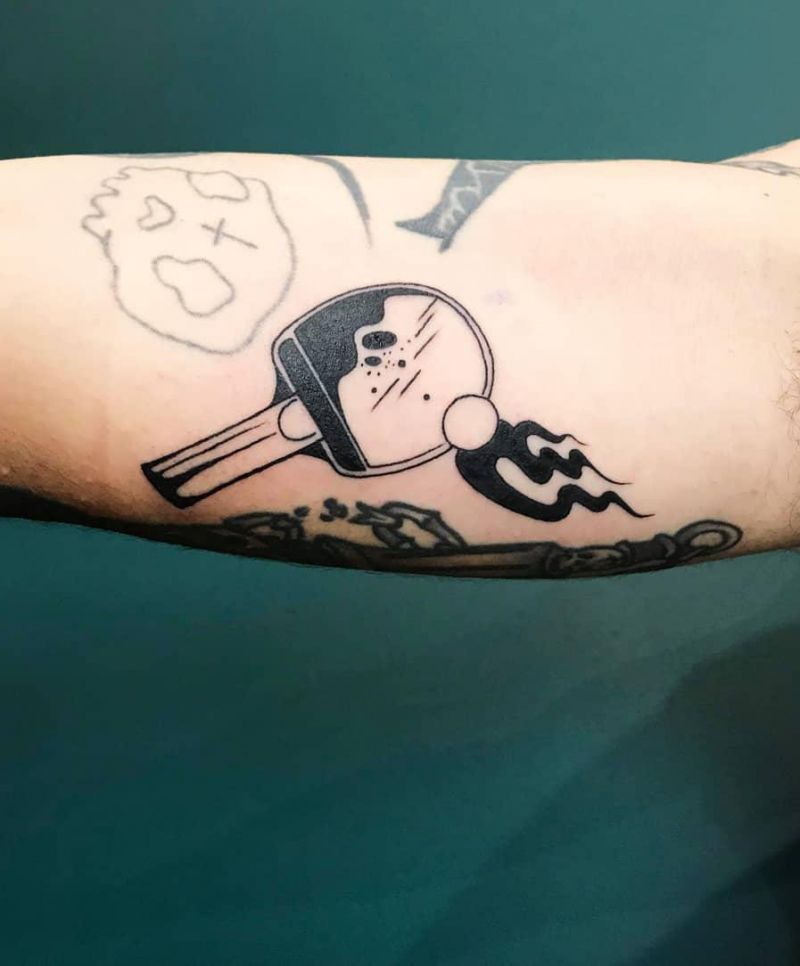 22 Great Pingpong Tattoos to Inspire You