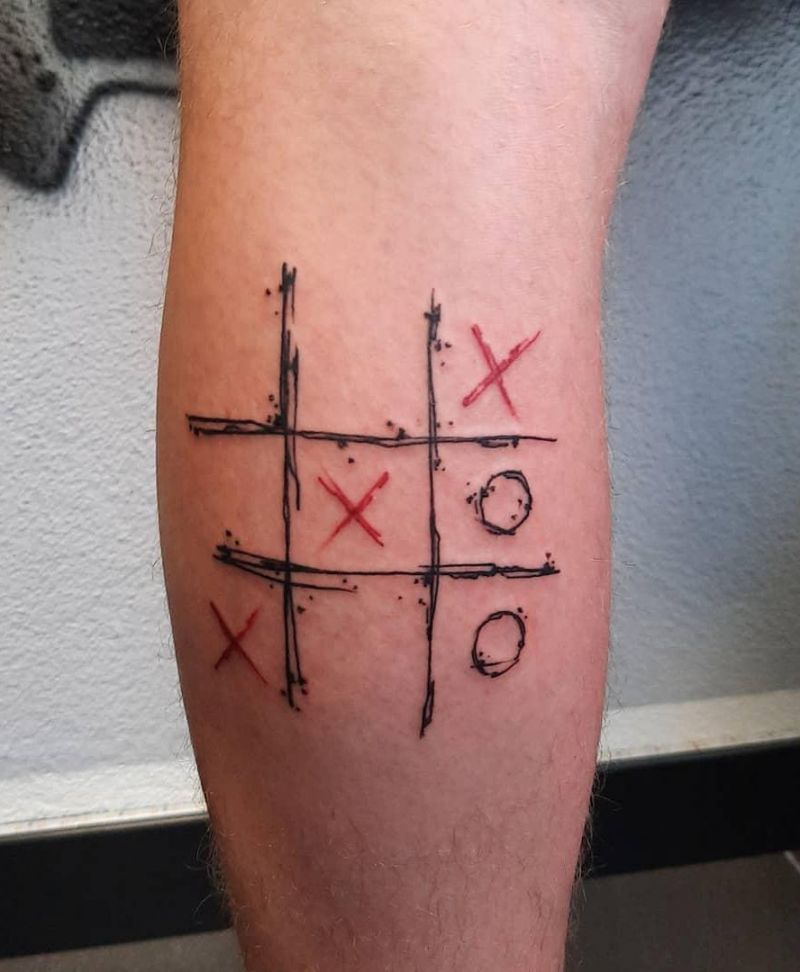 20 Tic Tac Toe Tattoos You Can Copy