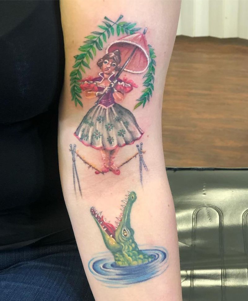 30 Tightrope Walker Tattoos Make You Attractive