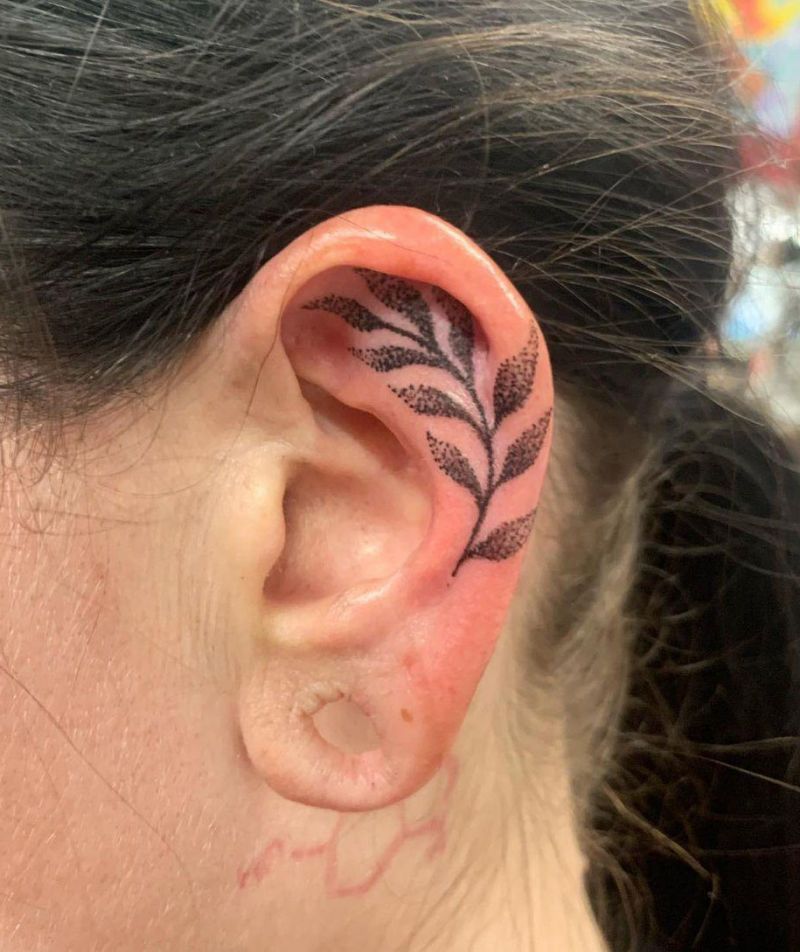 30 Elegant Ear Tattoo Designs to Get Inspired