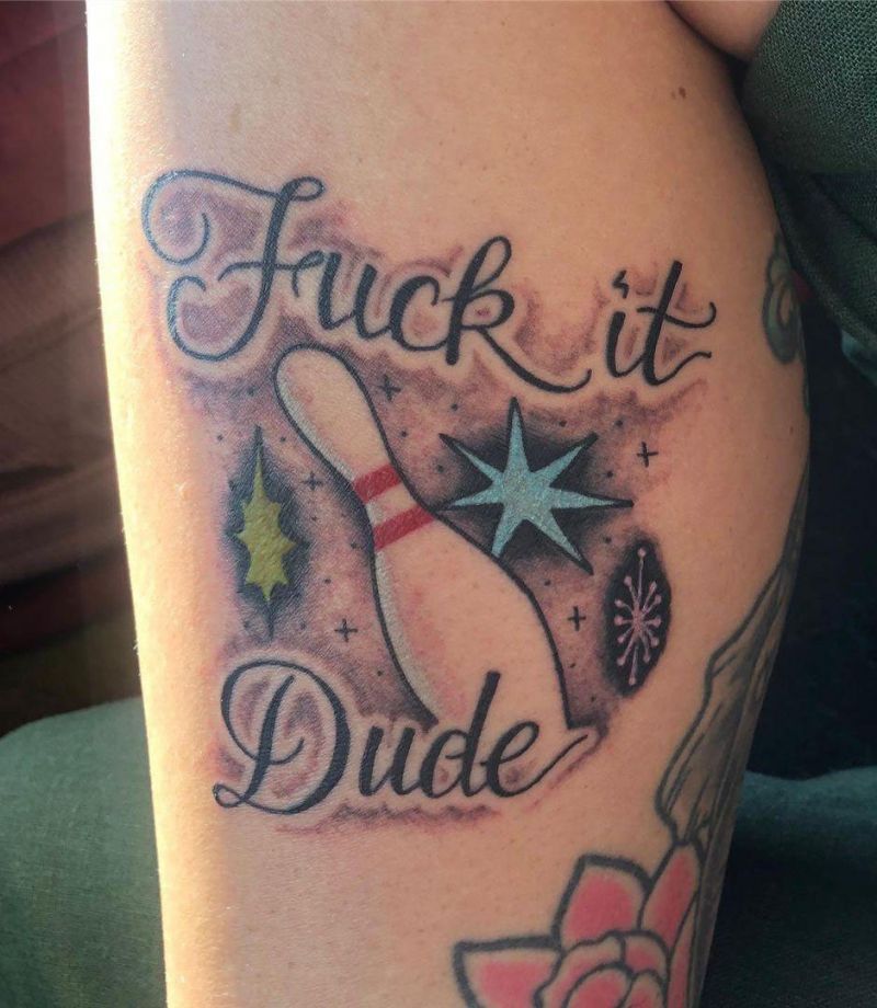 30 Bowling Tattoos Remind You to Relax