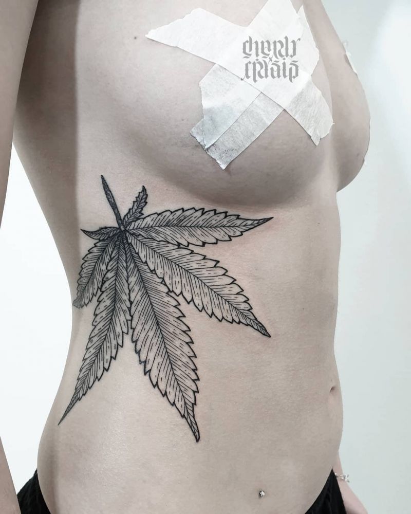 30 Pretty Hemp Tattoos You Must Love