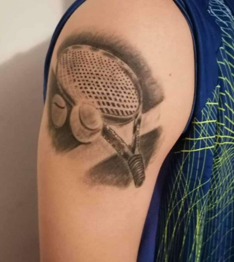 30 Pretty Tennis Tattoos to Inspire You