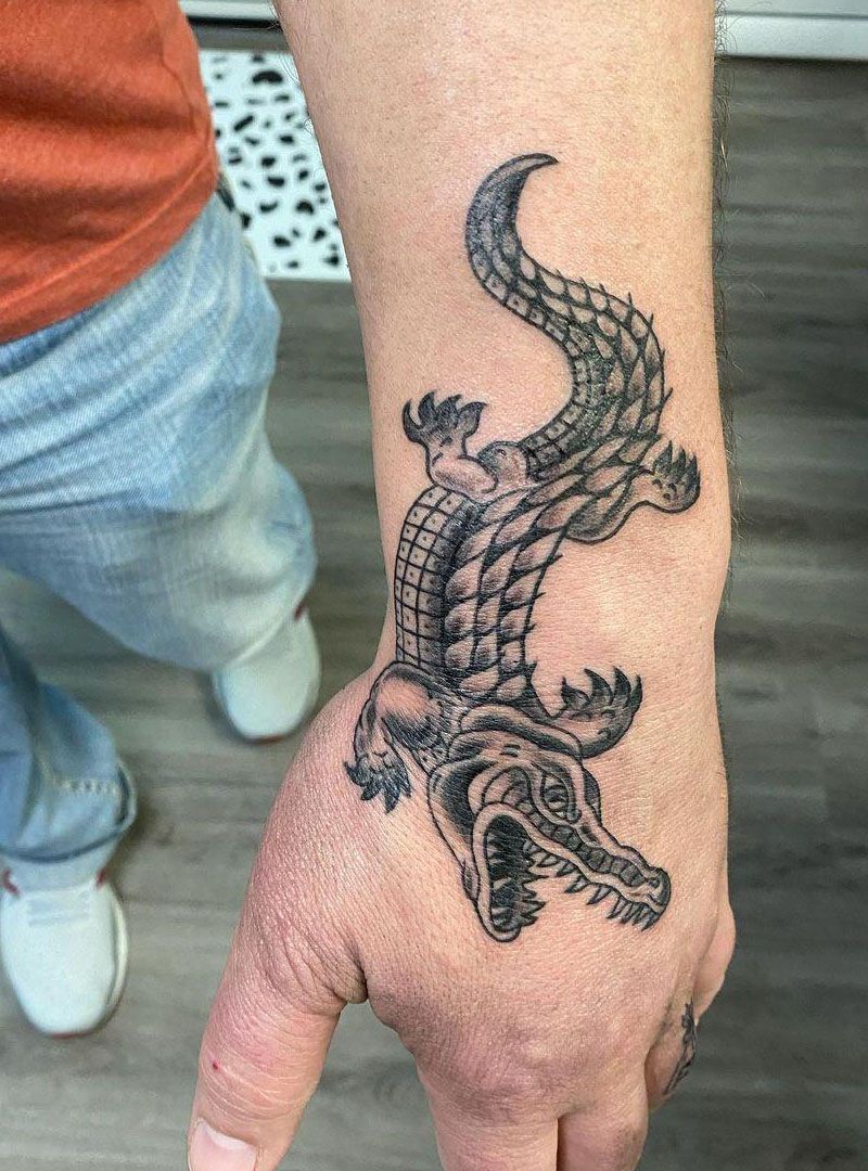 30 Pretty Alligator Tattoos You Must Try