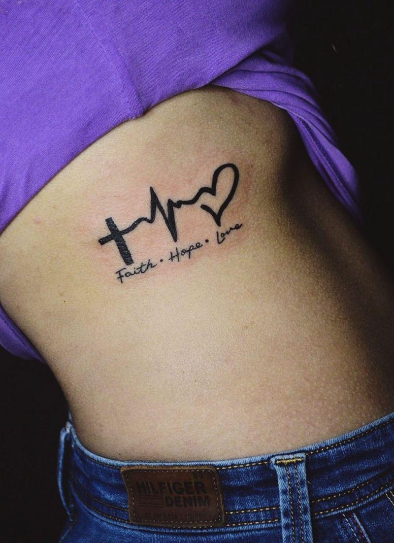 30 Pretty Faith Hope Love Tattoos You Must Try