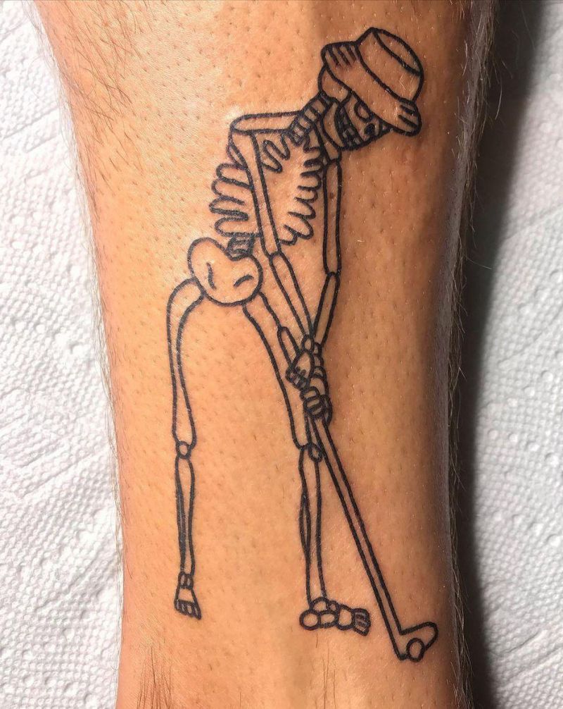 30 Golf Tattoos Remind You to Enjoy Life