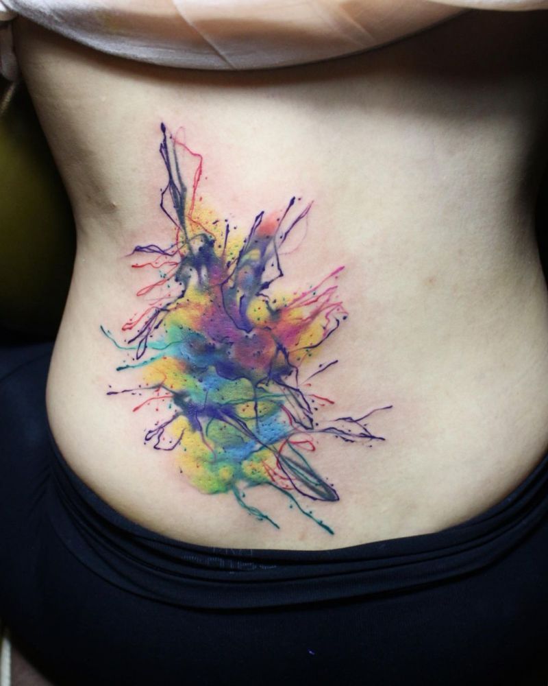 30 Pretty Splash Tattoos You Will Love