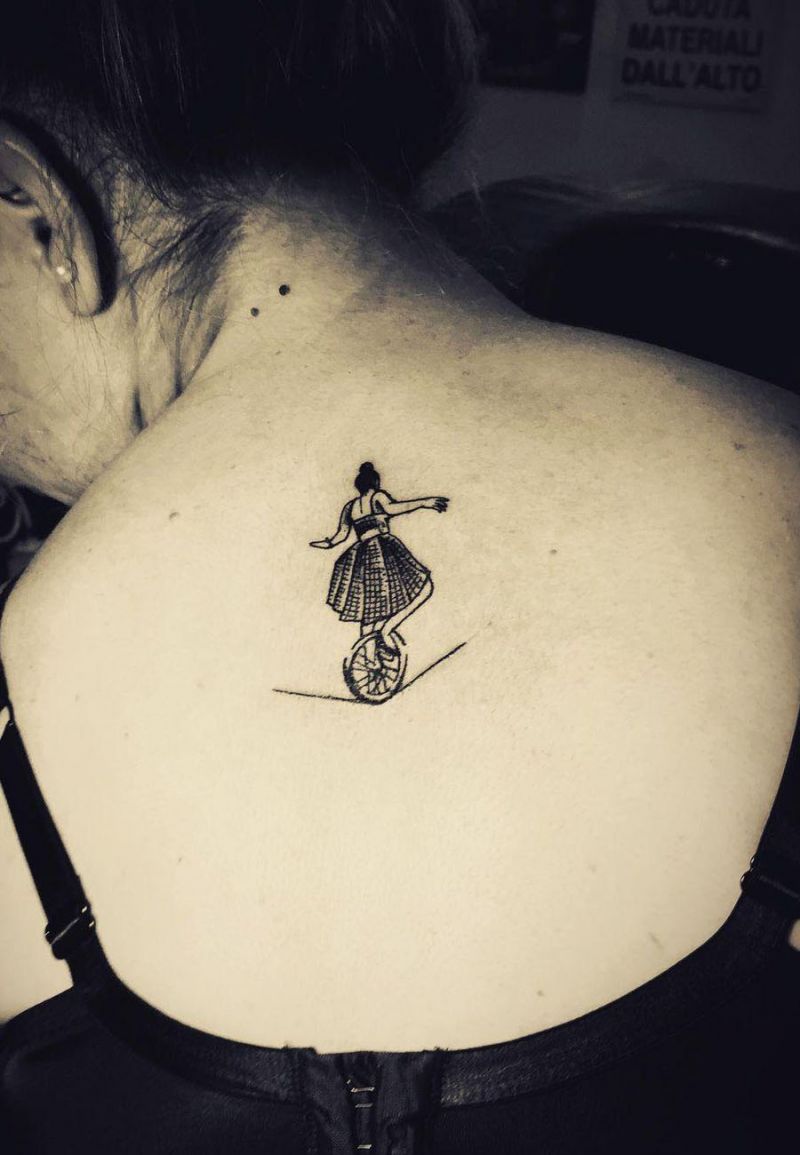 30 Tightrope Walker Tattoos Make You Attractive