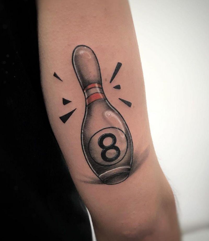 30 Bowling Tattoos Remind You to Relax